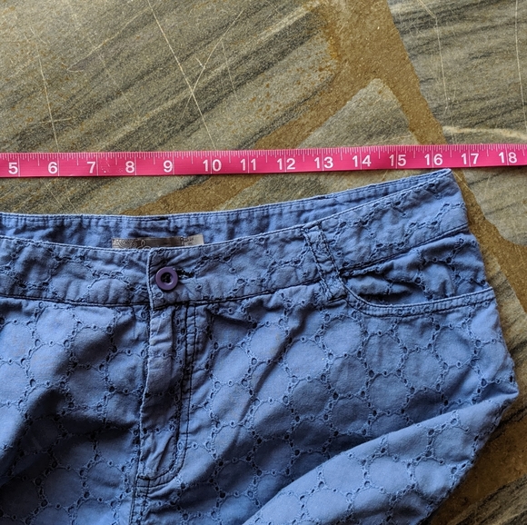 Prana Embroidered Eyelet Shorts - Picture 3 of 4